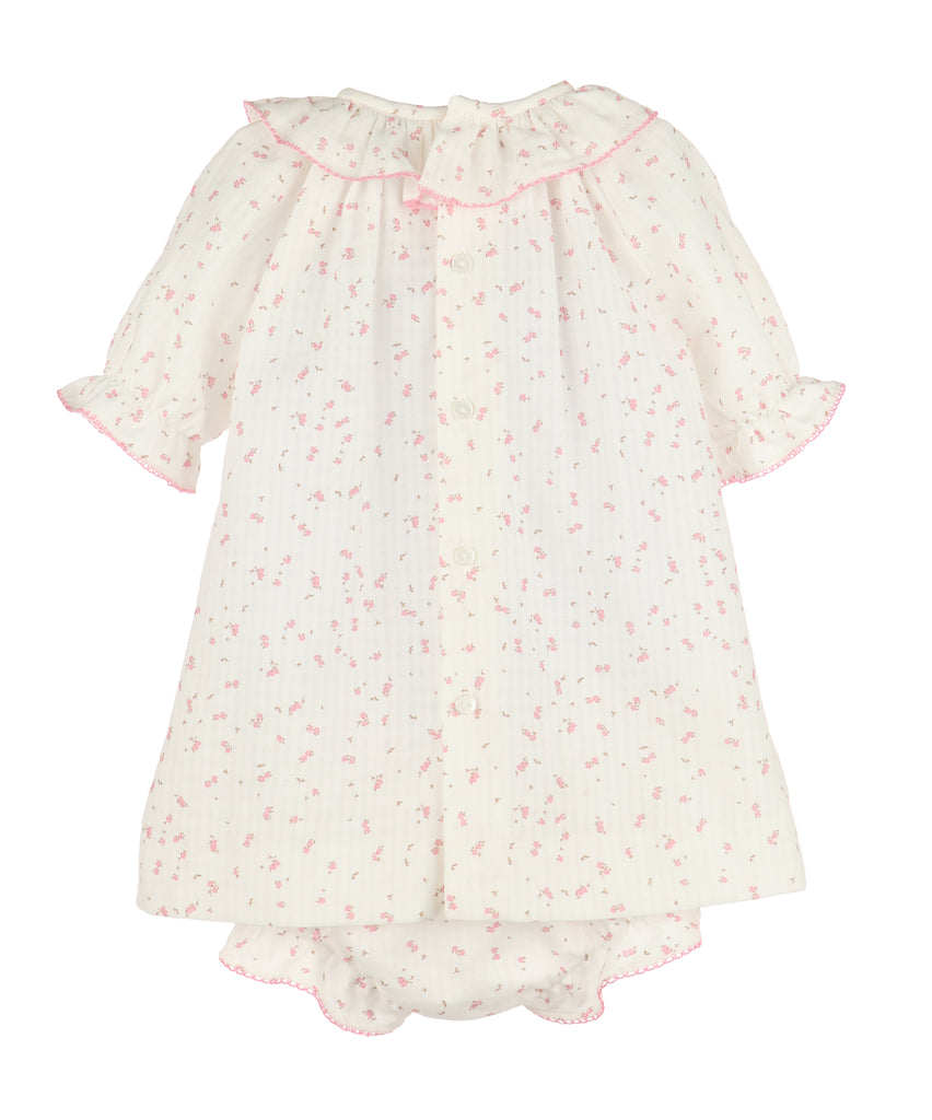 Tiny Floral Smock Dress
