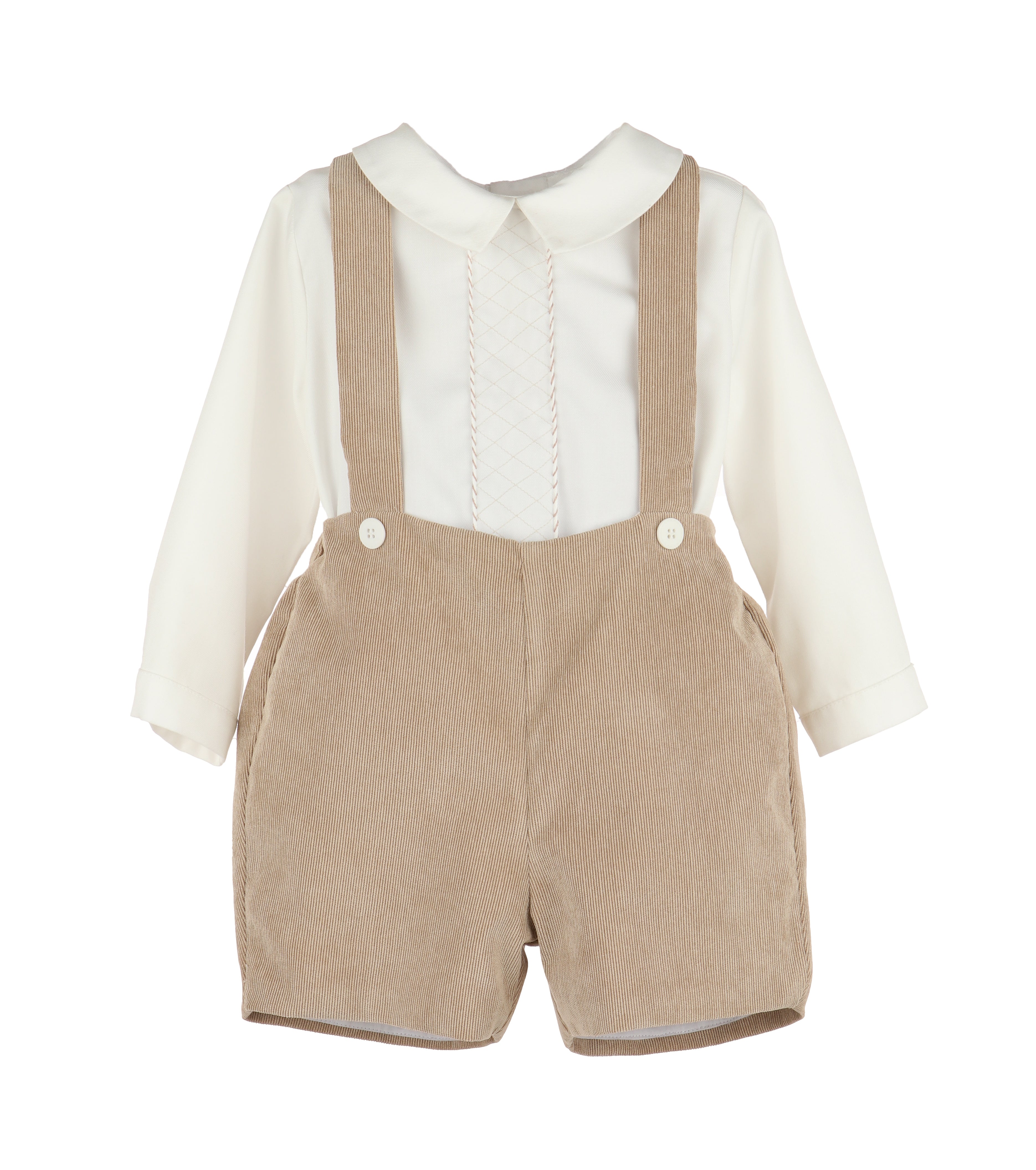 Winterberry Cord Romper Short Set