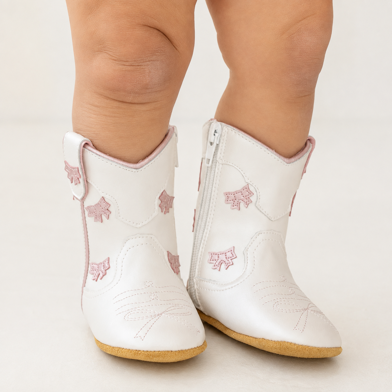 Cowgirl Bow Baby Bootie
