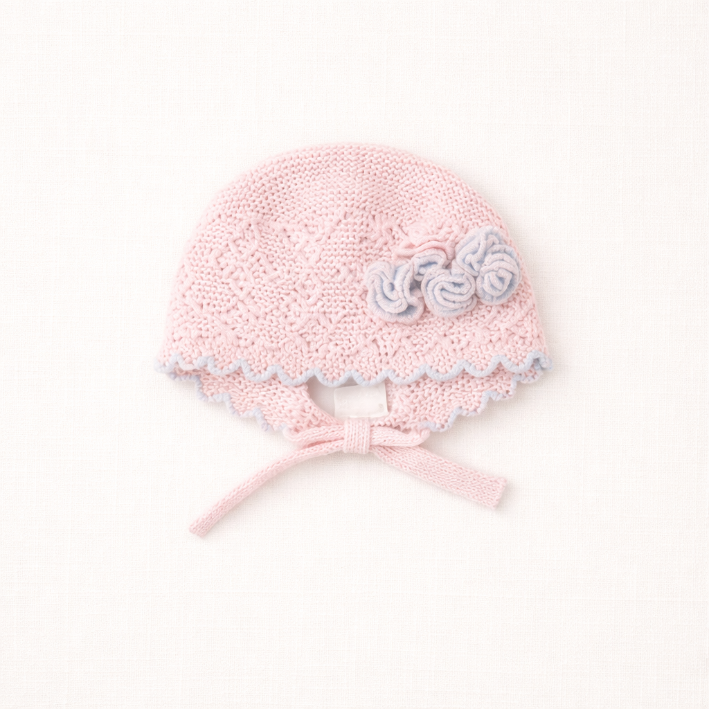 Pink and Blue Bonnet