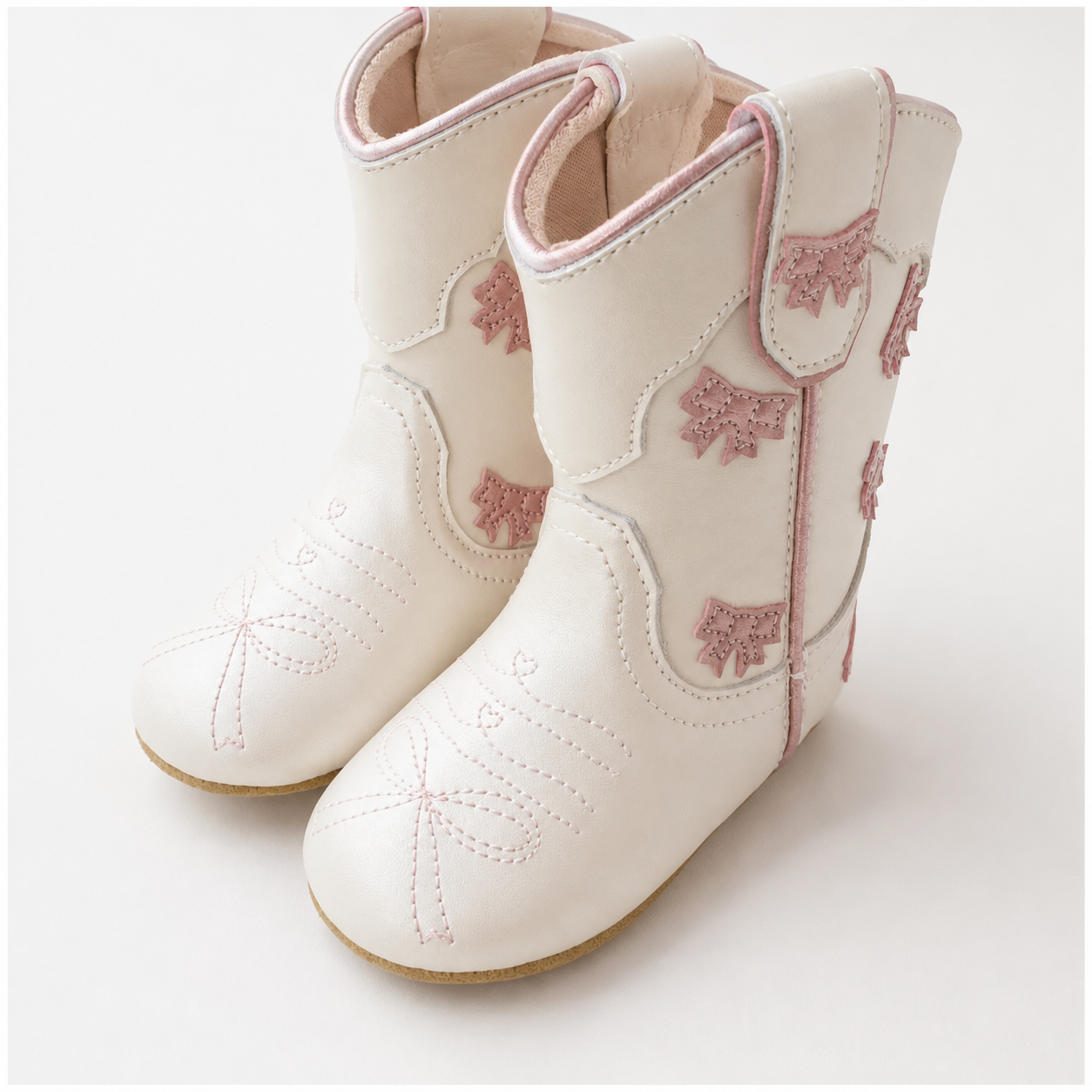 Cowgirl Bow Baby Bootie