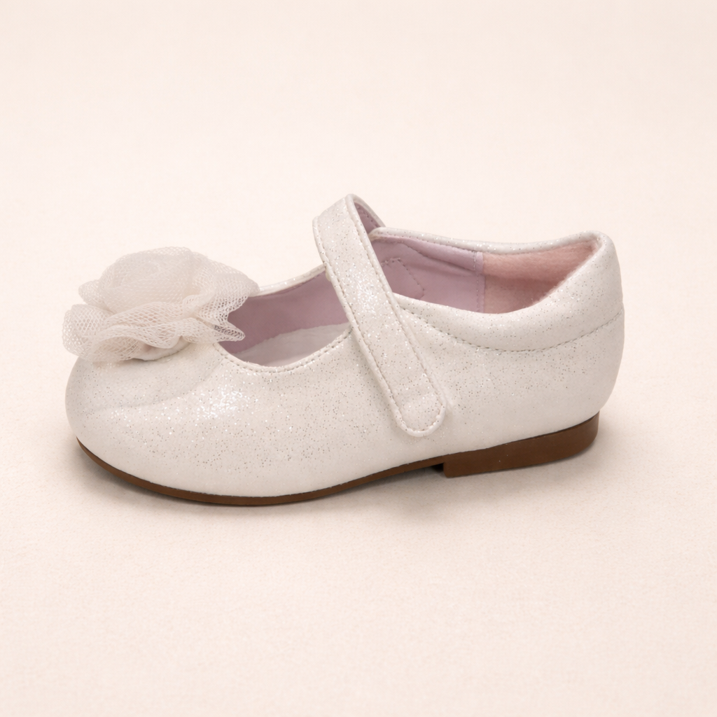 Nina Bluee in White Shimmer