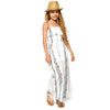 Printed Eyelet Jumpsuit