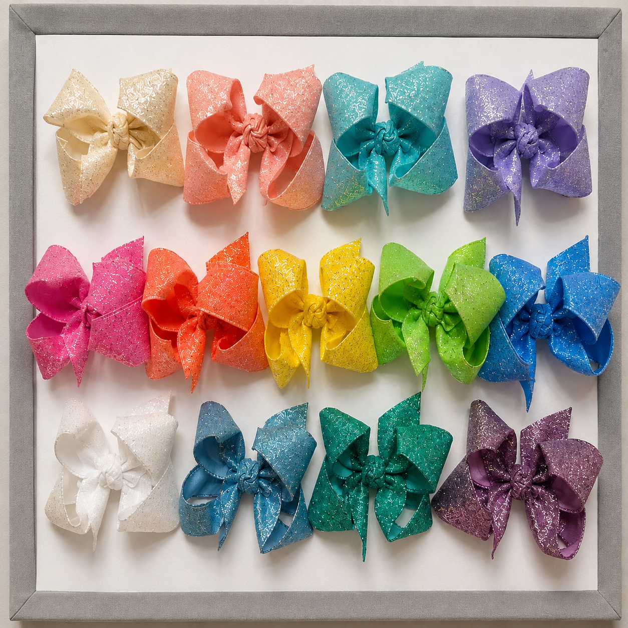 Glitter Bow Clip