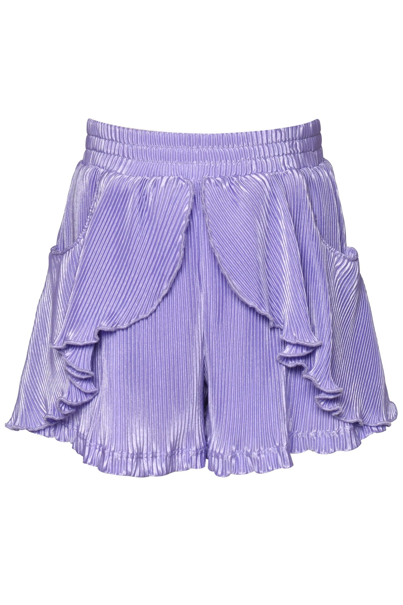 Pleated Ruffle Shorts
