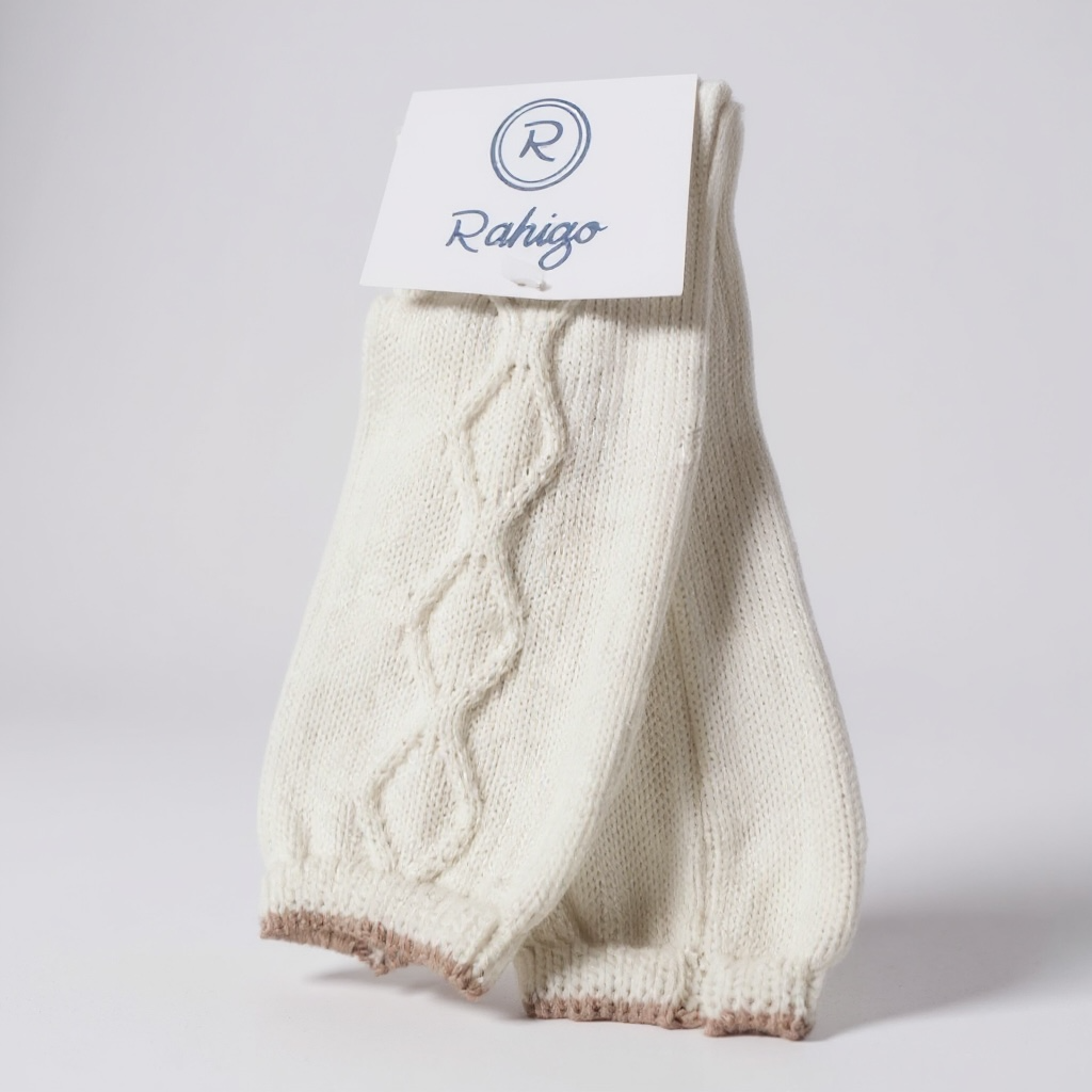 Cream Knit Sock