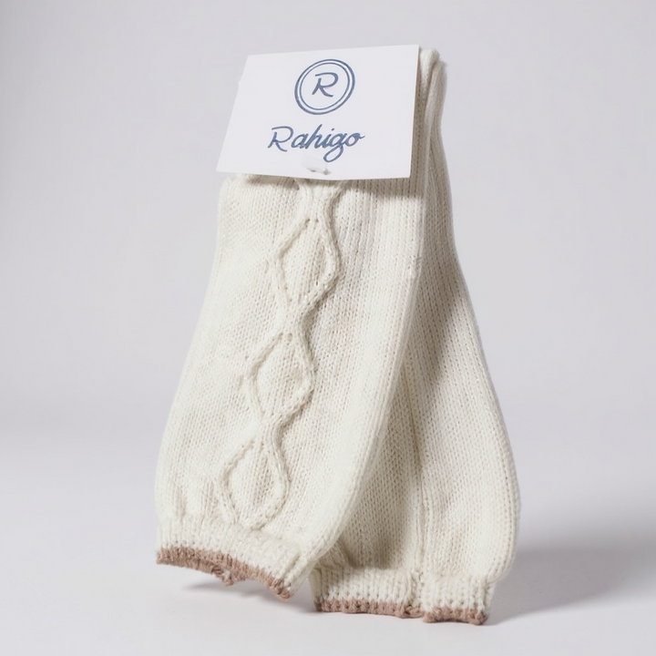 Cream Knit Sock