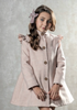 Dusty Pink Wool Coat
