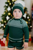 Bottle Green Knit Sock