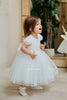 Teter Warm White Bodice Lace Dress