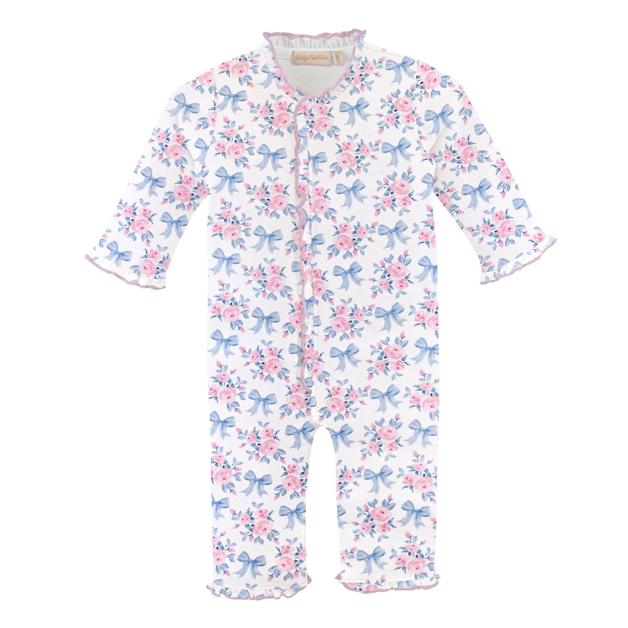 Floral Bow Coverall