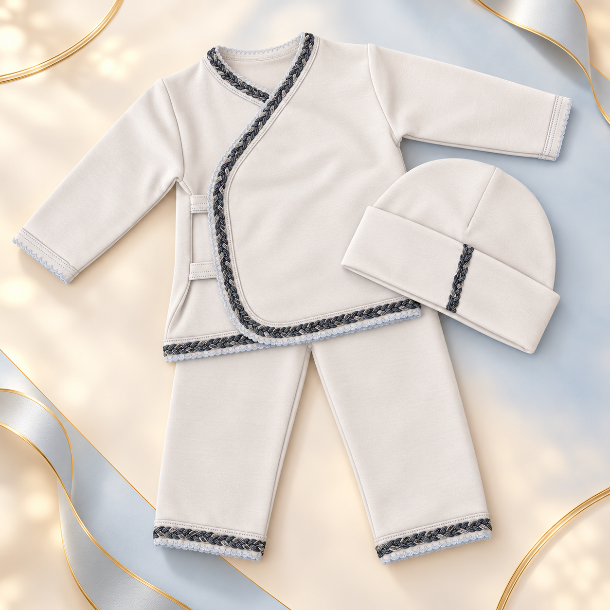 Baby Blue Pima Blanket