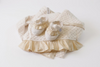 Pointelle Champagne Silk Ensemble