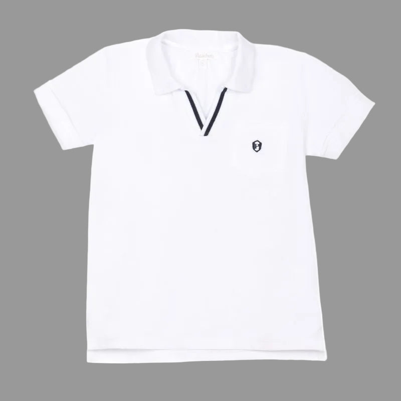 Boys White Polo