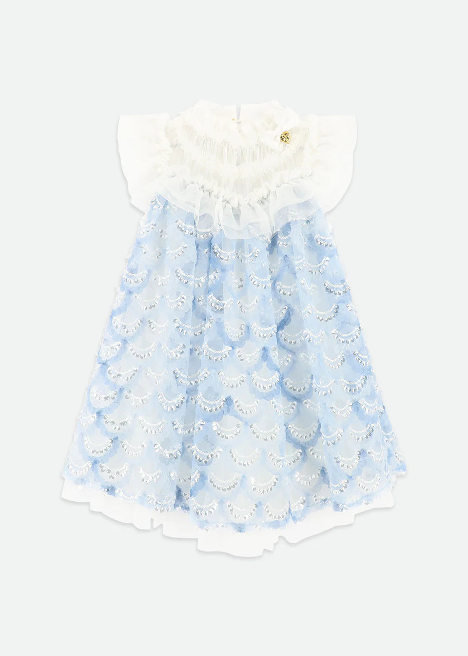 Dominque Blue Sequin Dress