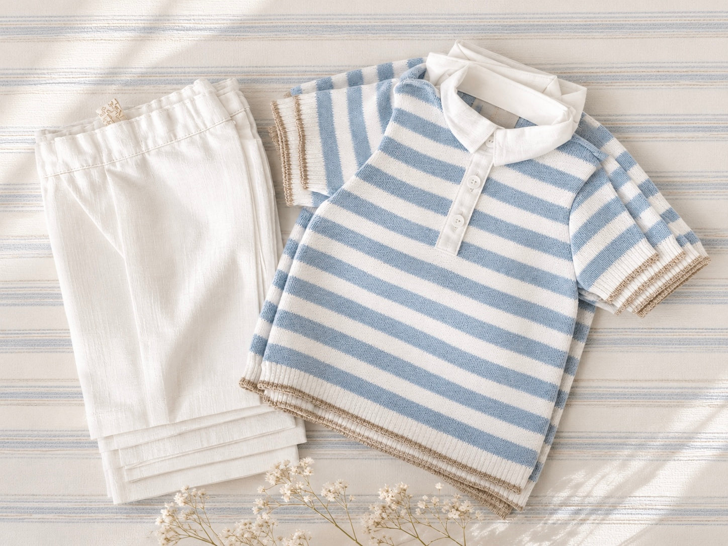 Infant Cotton and Linen Set
