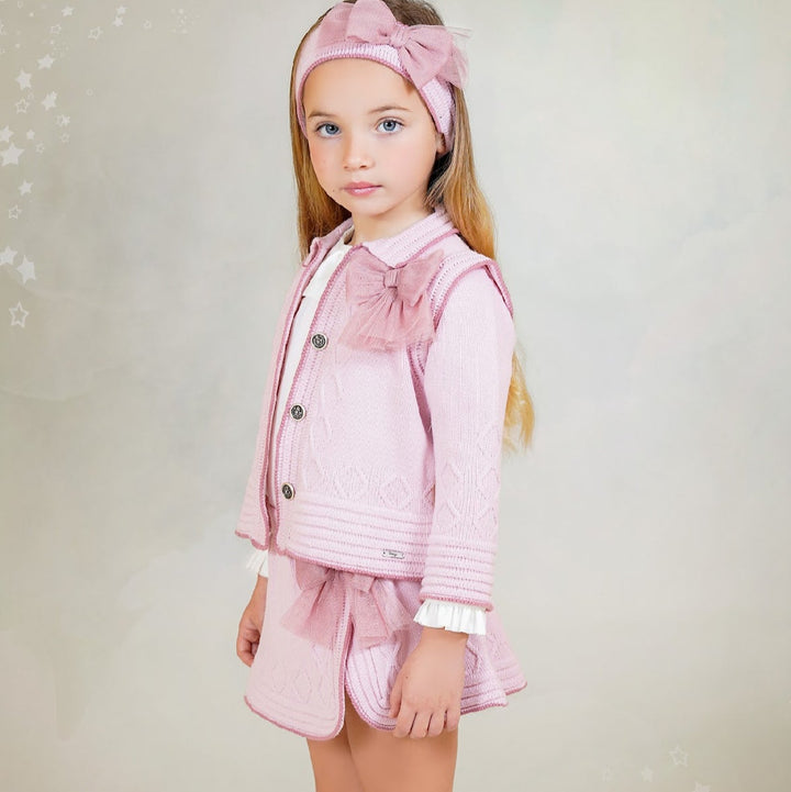 Dusty Pink Skirt and Blouse Set