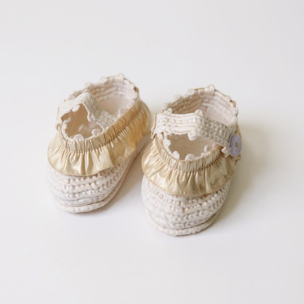 Pointelle Champagne Silk Ensemble