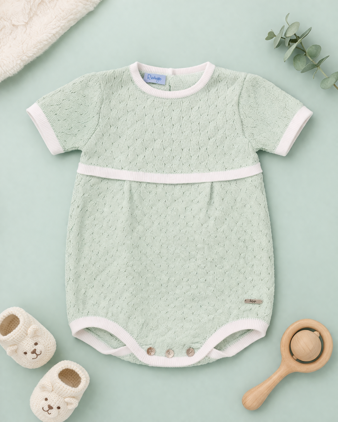 Boys Mint Green One Piece