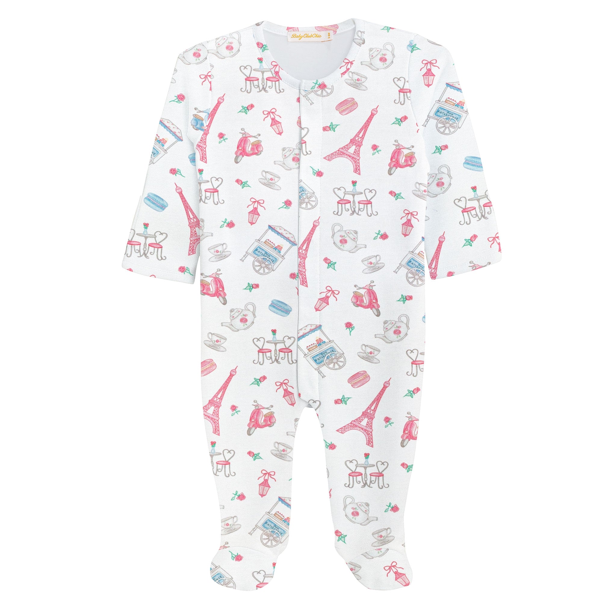 Charming Tea Printed Footie