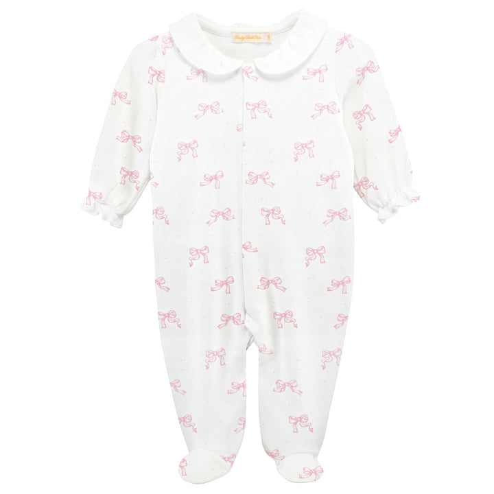 Pretty Bows Printed Footie