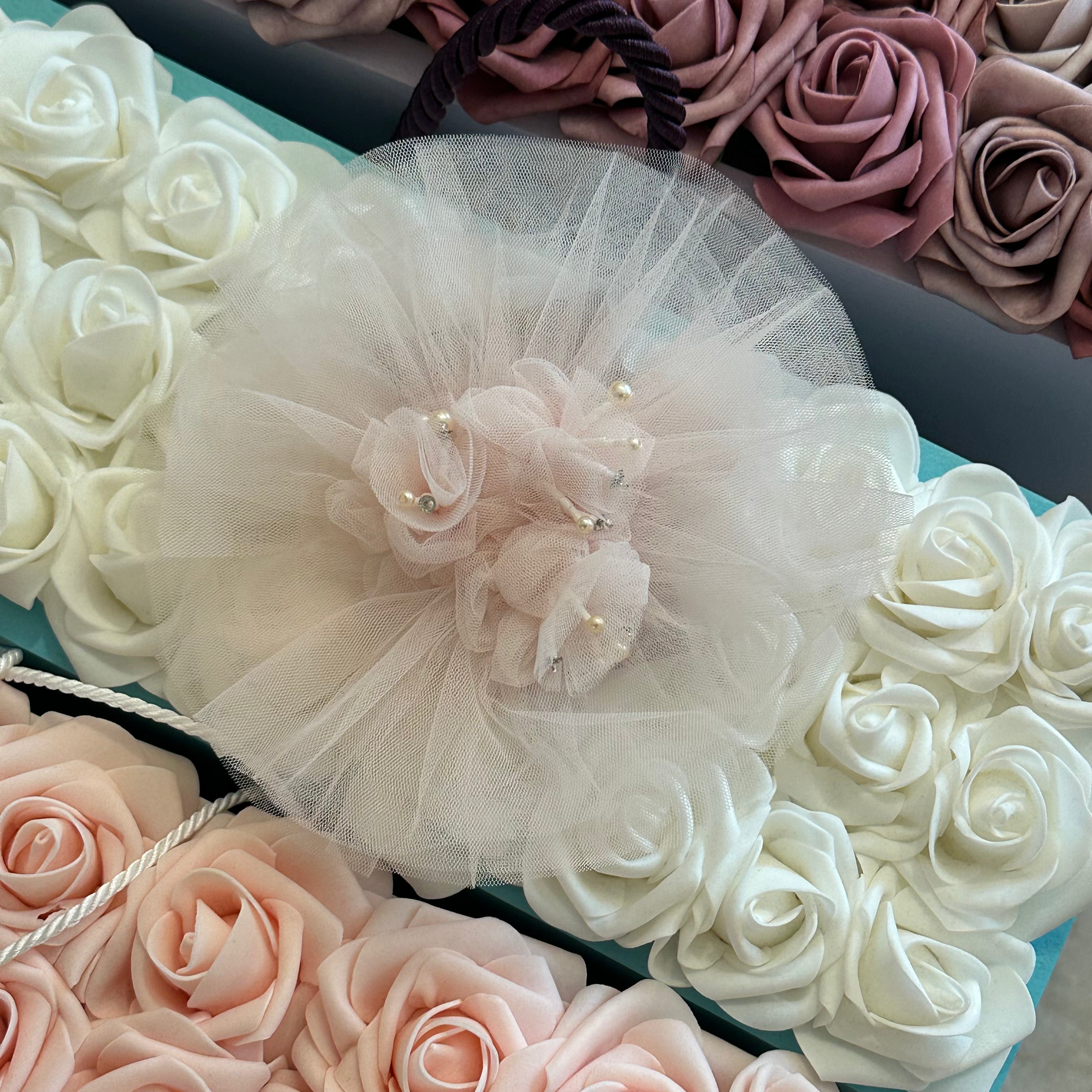 Soft Pink Tulle Clip