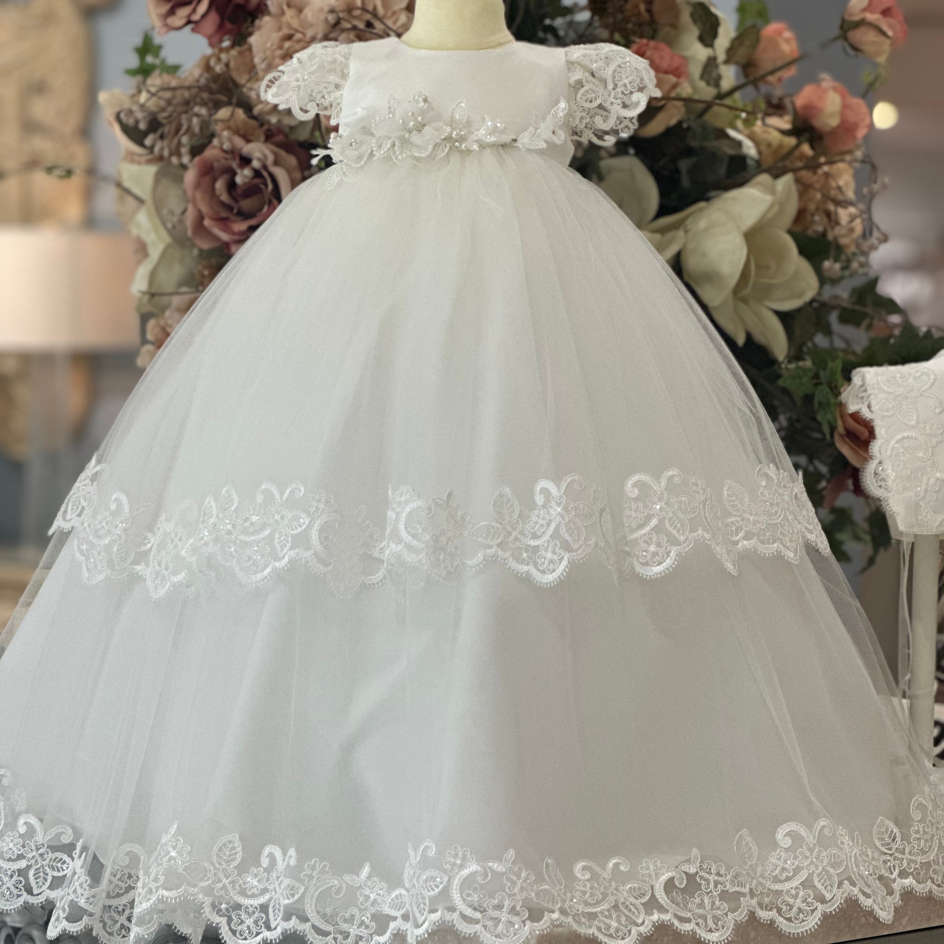 Diamond White Gown