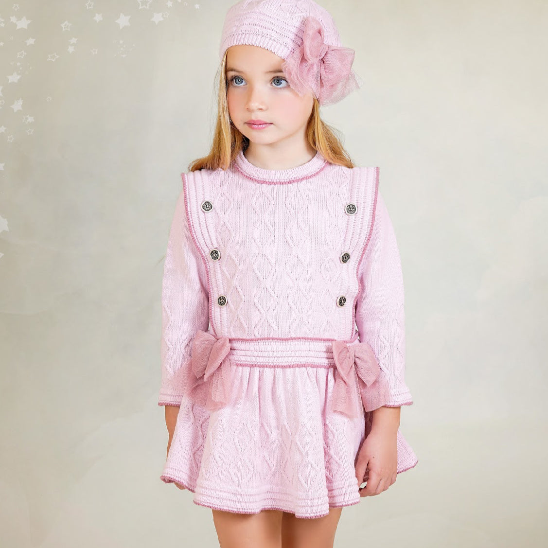 Dusty Pink Dropwaist Dress