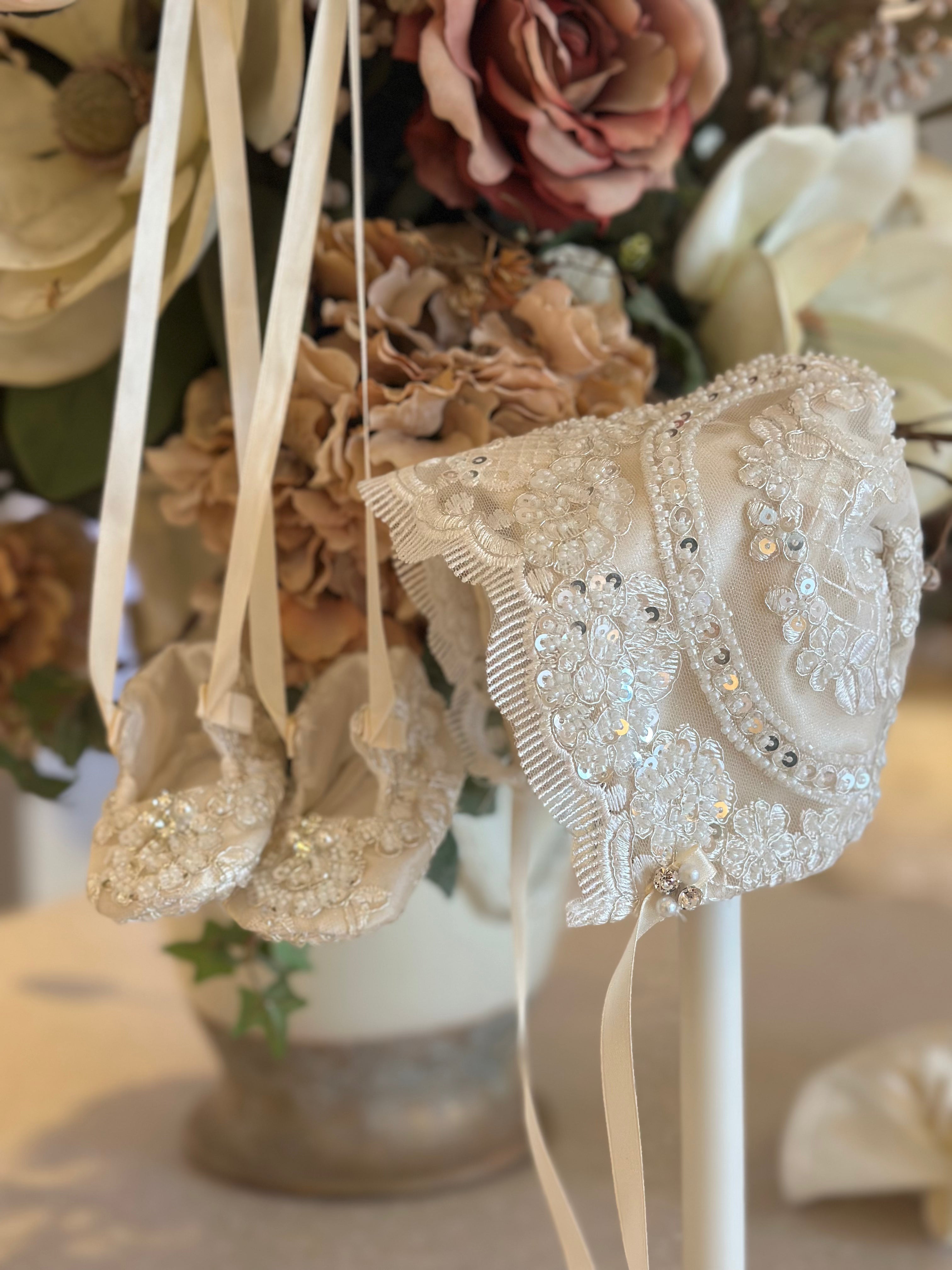 Alexandra Champagne Sparkle Gown