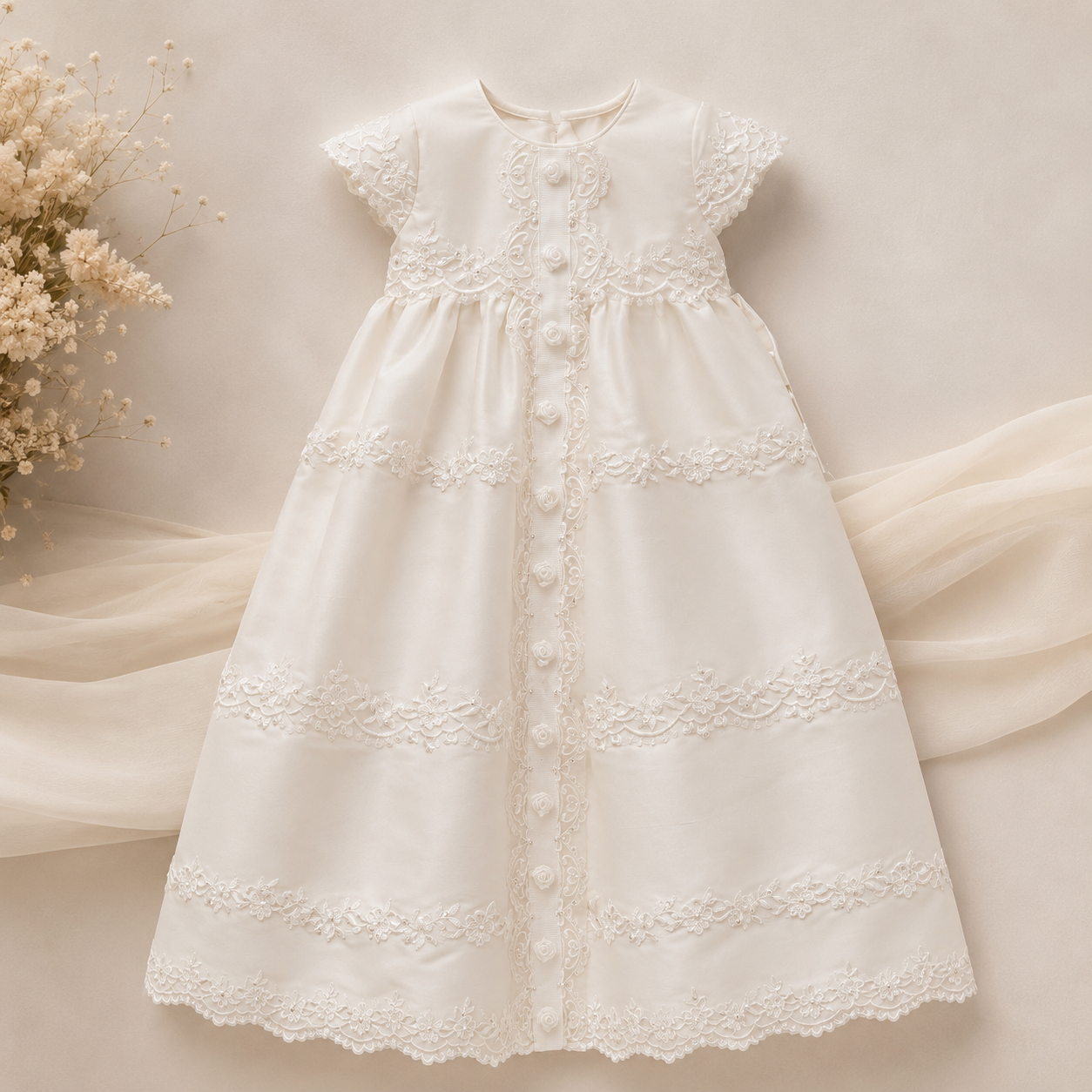 Antique Silk Gown