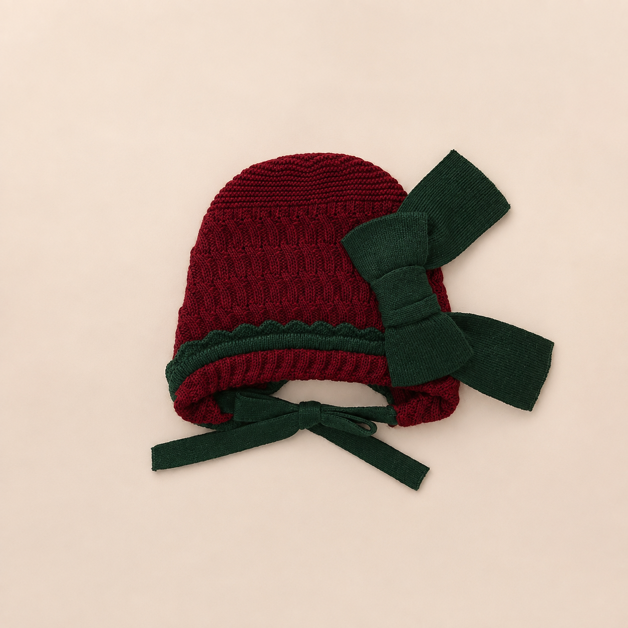 Dark Red Bonnet