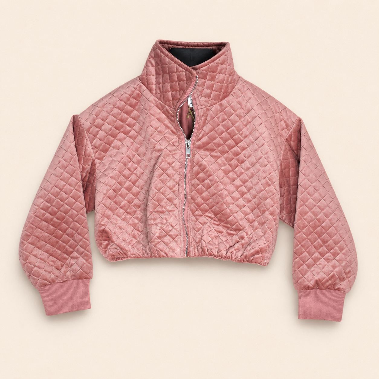Cropped Quilted Jacket