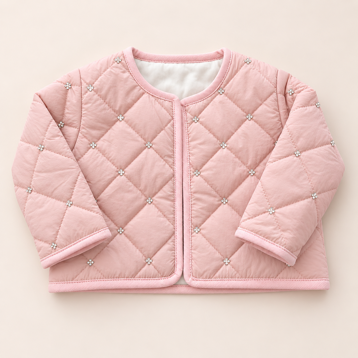 Pink Puff Jacket & Skirt