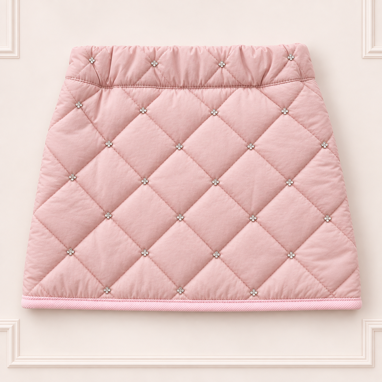 Pink Puff Jacket & Skirt