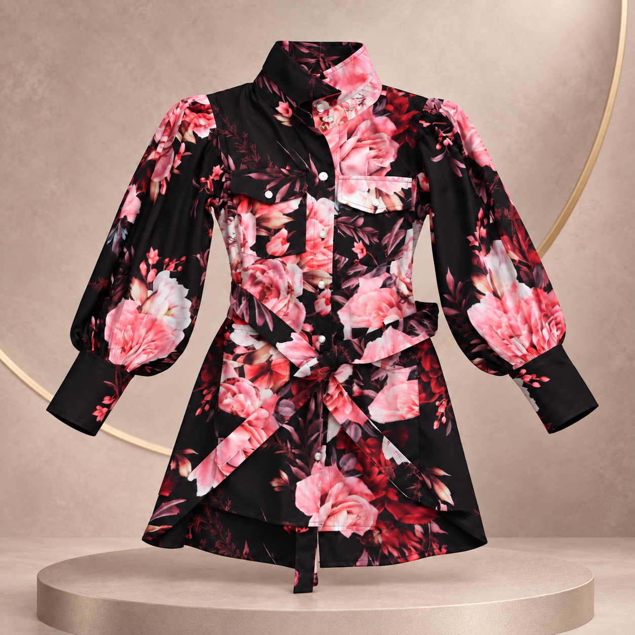 Carine Floral Dress