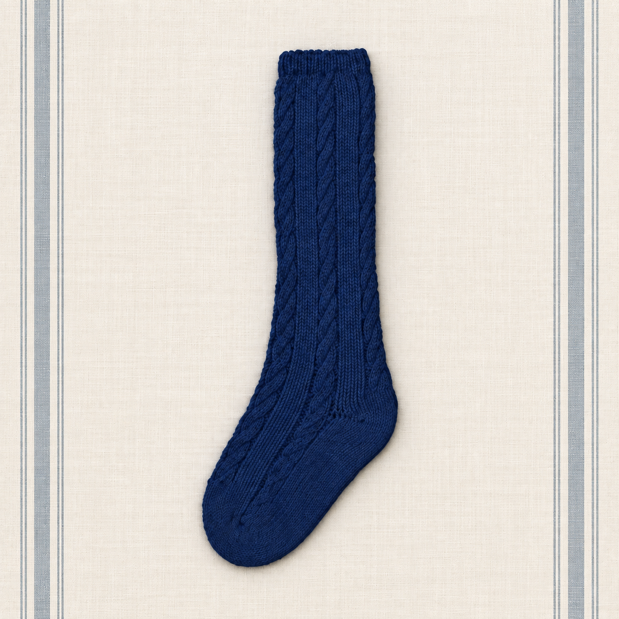 Simple Oxford Blue Sock