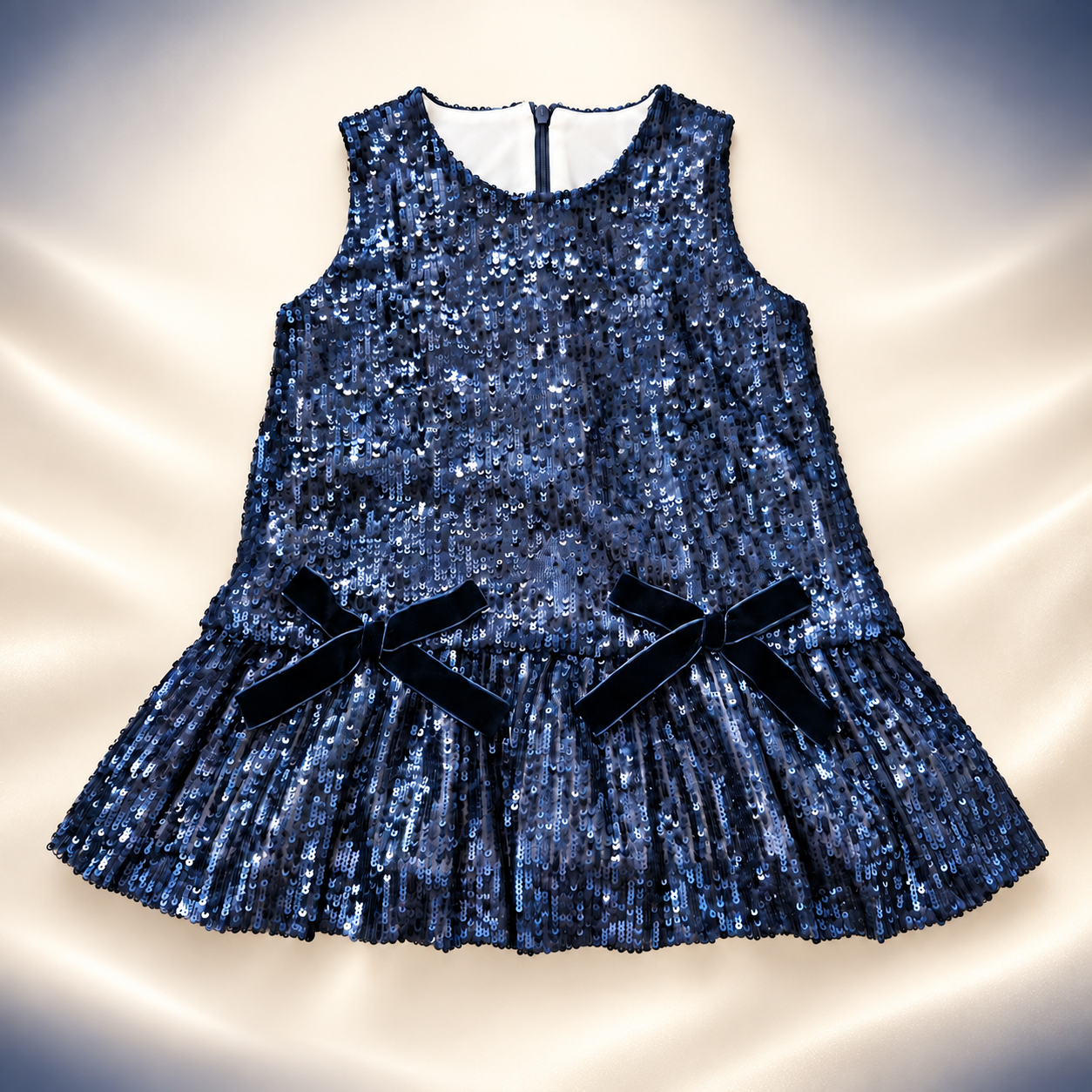 Navy Sequin Dress