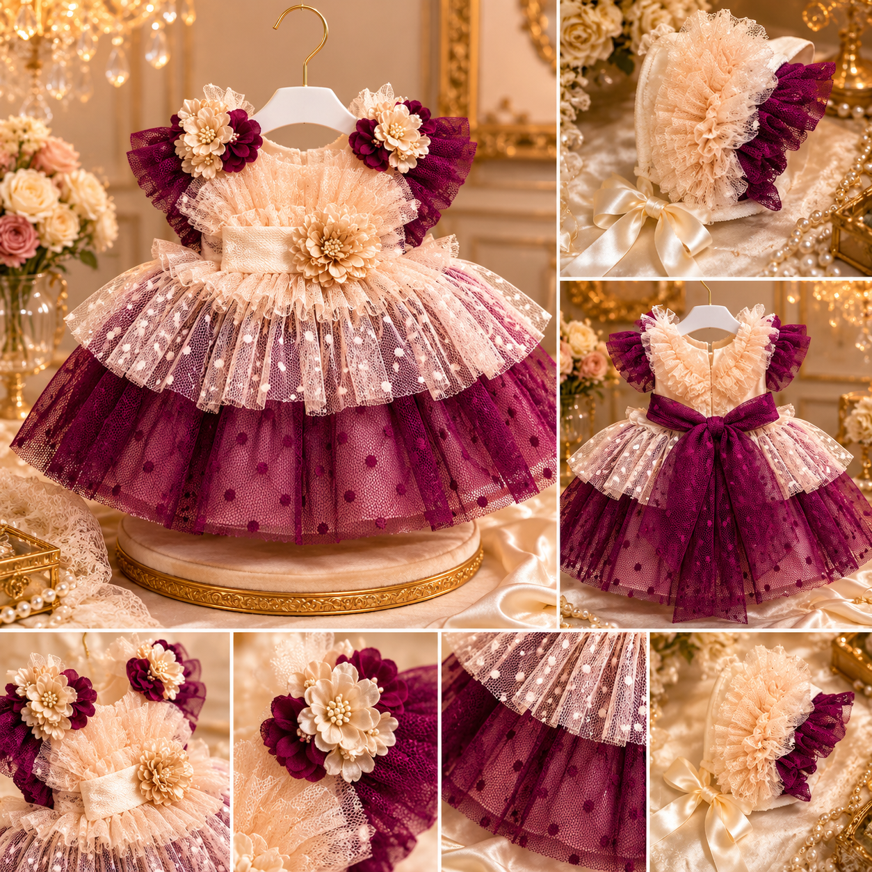 The Chiara Plum Dress