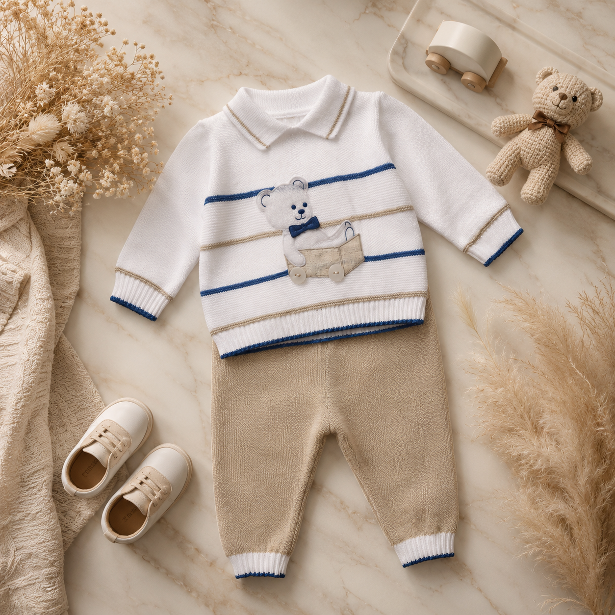 Conjunto de punto Teddy Bear