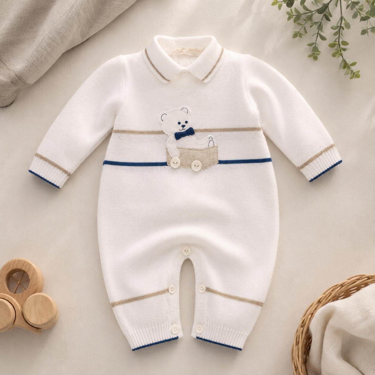 Teddy Bear Knitted One Piece