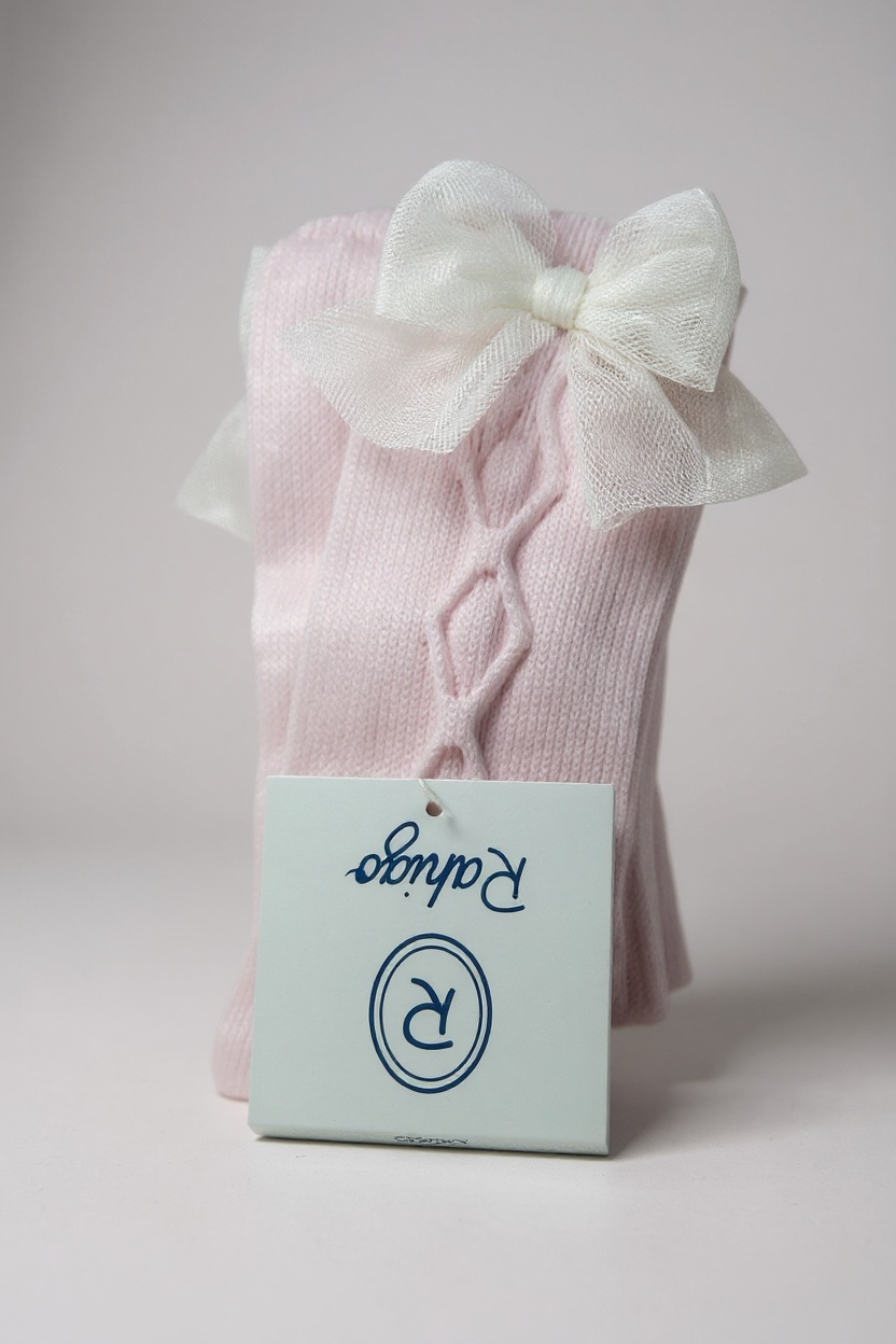 Baby Pink and Cream Socks