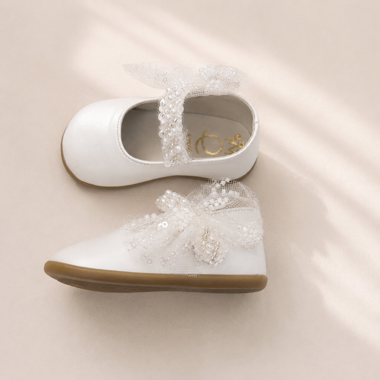 Beaded Tulle Shoe