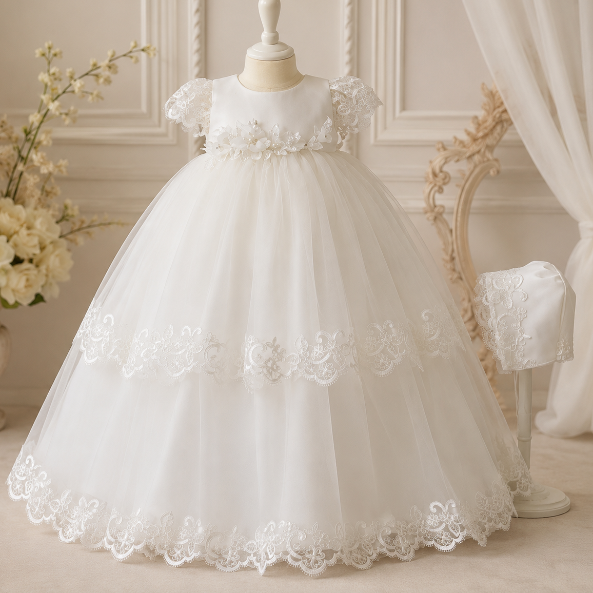 Diamond White Gown