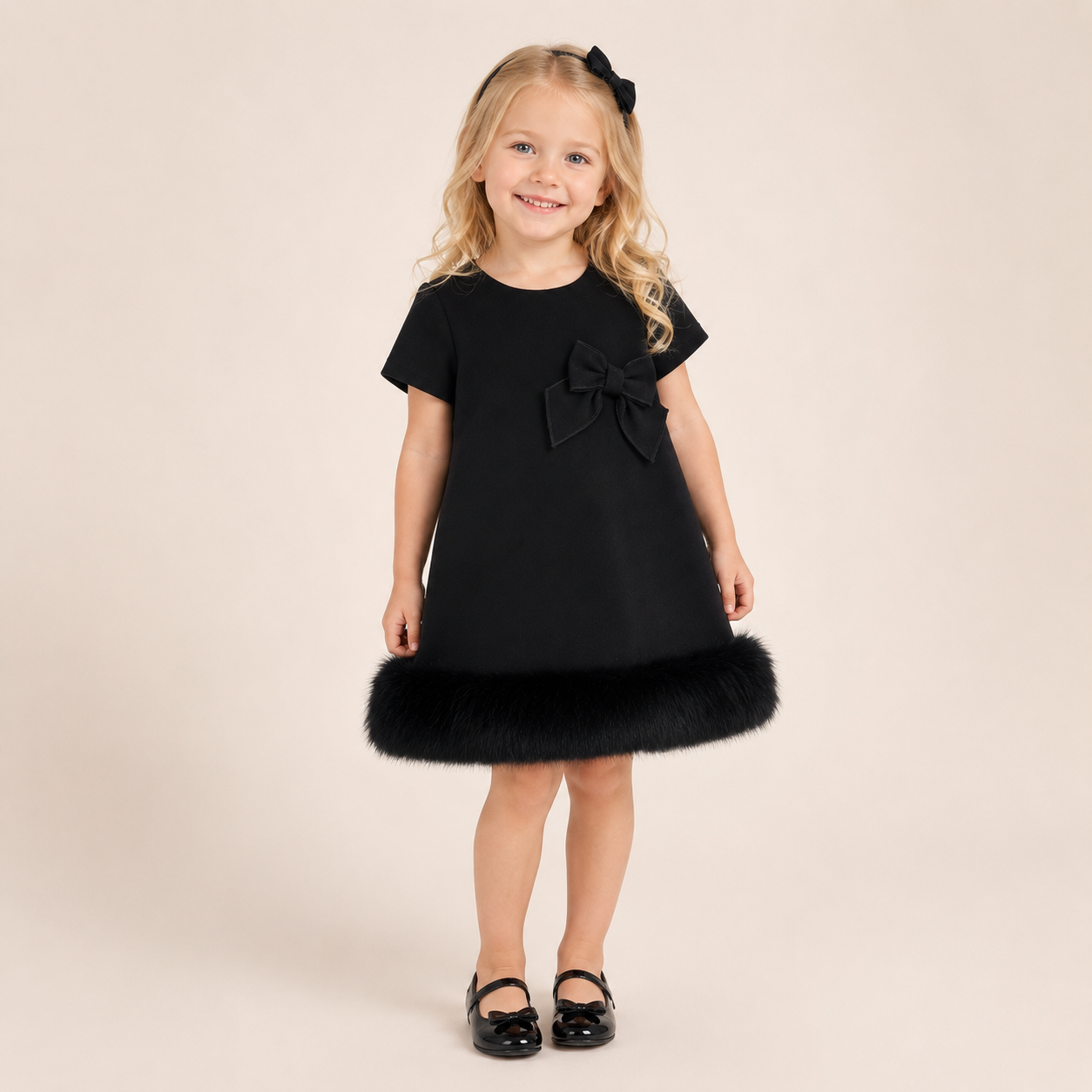 Black Velour Dress