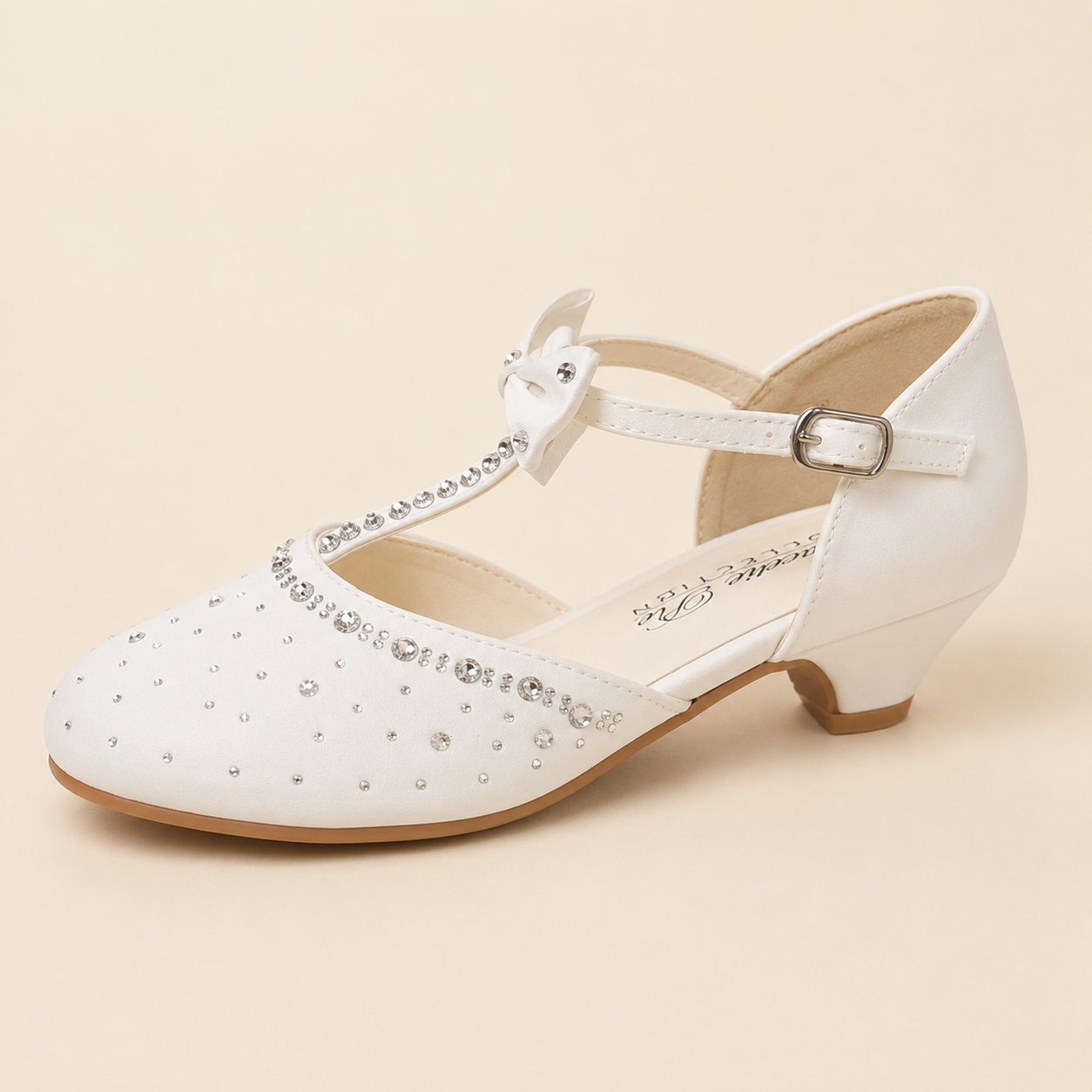White Stone Dress Shoe