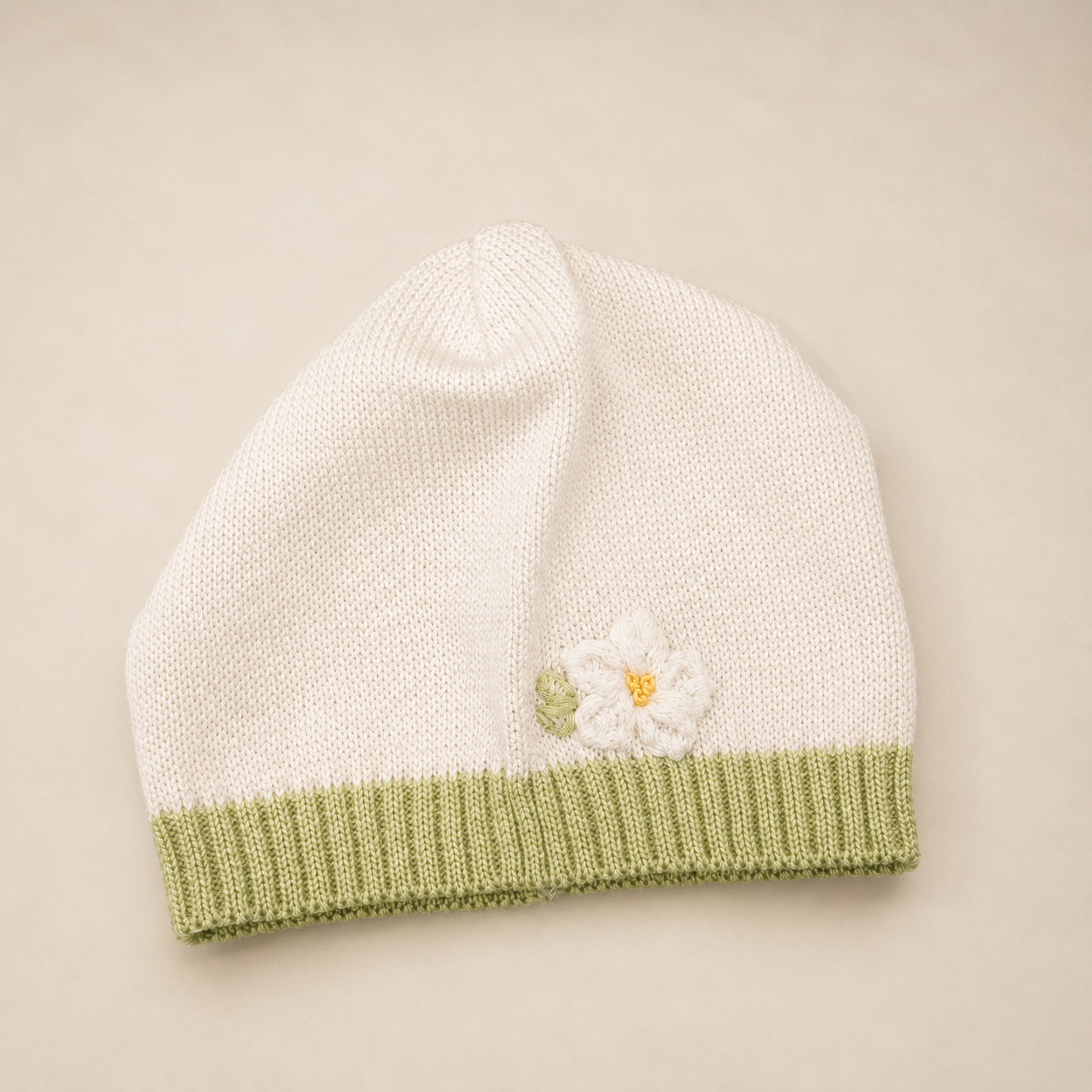Gorro de punto rosa