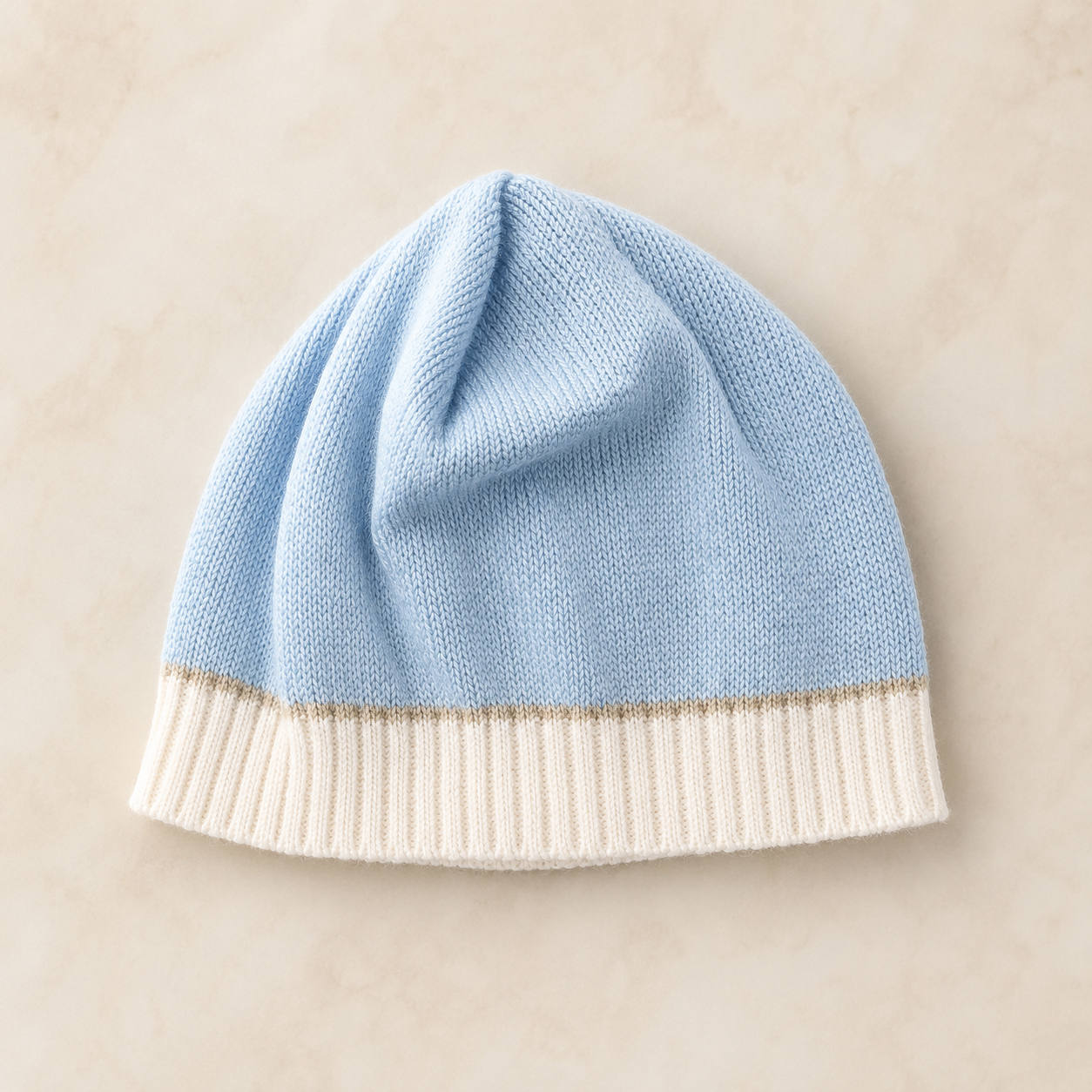 Gorro de punto de oso de peluche