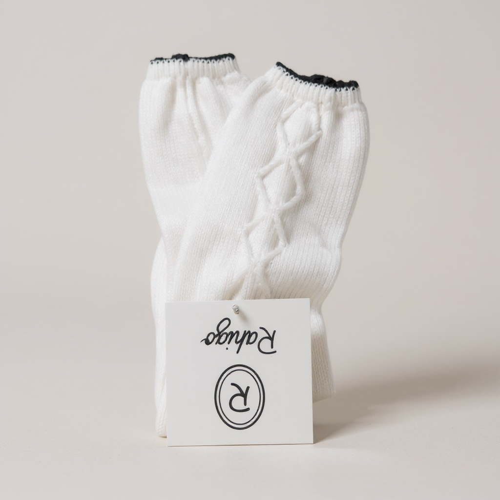 White and Black Boy's Socks