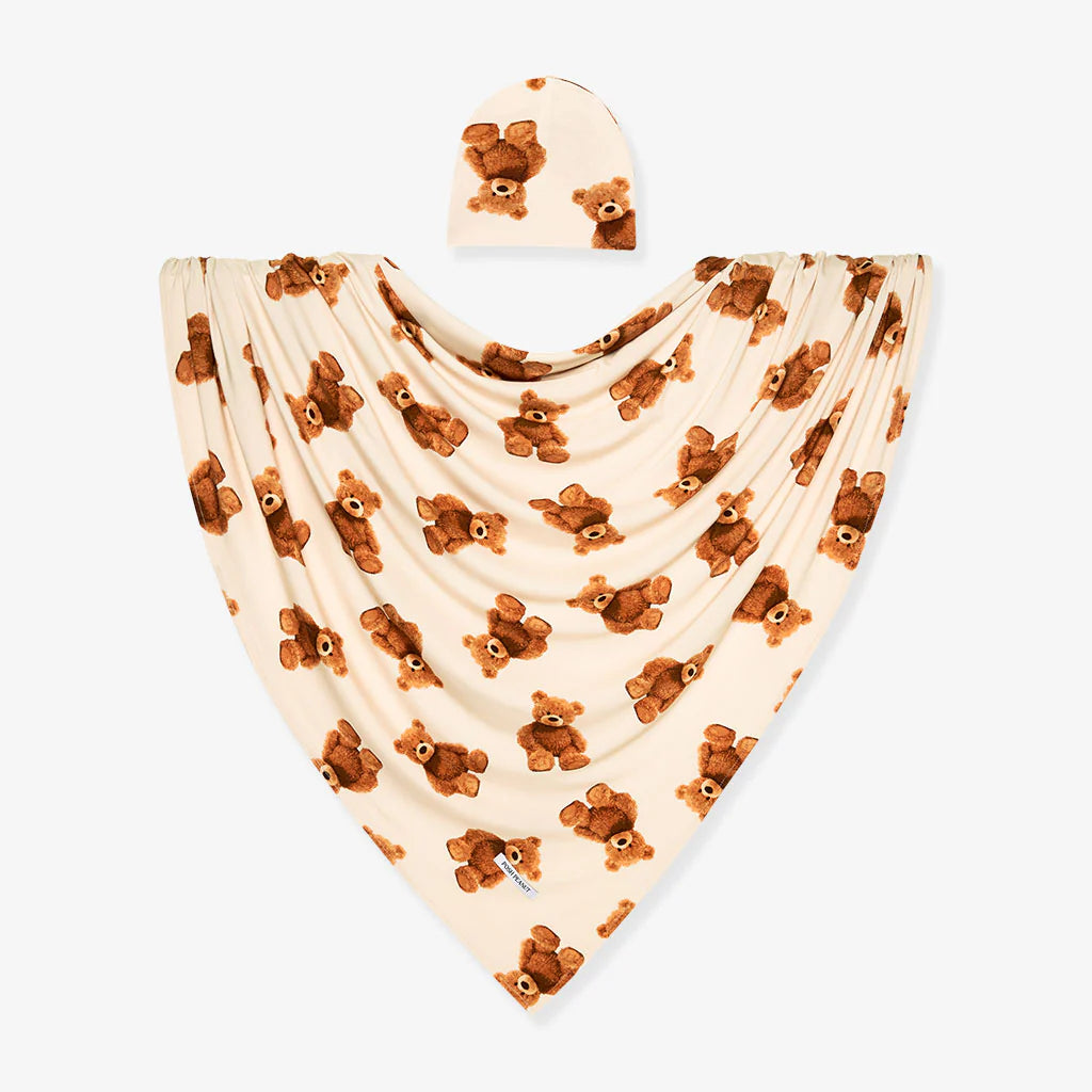 Posh Peanut Teddy Bear Swaddle
