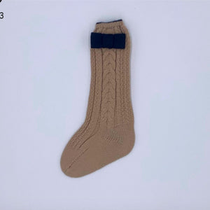 Tan Knit Sock